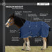 1200D Midweight 180g Draft Horse Winter Turnout Blanket - Waterproof & Breathable Kensington Protective Products