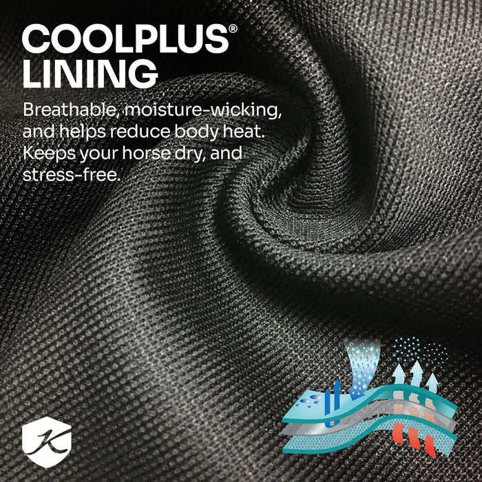 Bundle: Heavyweight 300g Winter Horse Turnout Blanket, Neck Warmer & Blanket Storage Bag Kensington Protective Products