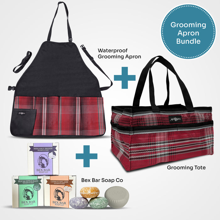 Bundle Waterproof Full Grooming Apron, Tote and BexBars