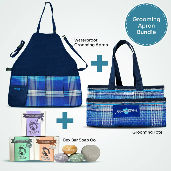 Bundle Waterproof Full Grooming Apron, Tote and BexBars Kensington Protective Products