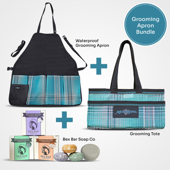 Bundle Waterproof Full Grooming Apron, Tote and BexBars