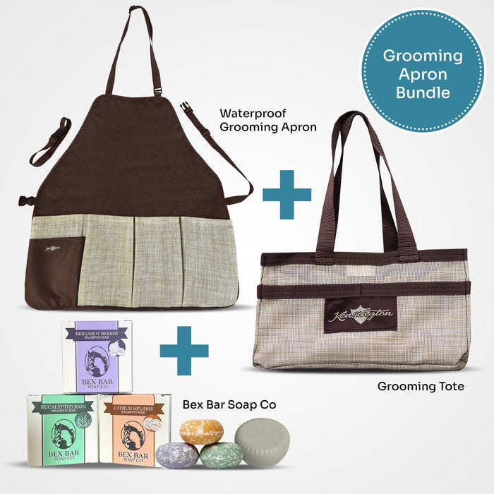 Bundle Waterproof Full Grooming Apron, Tote and BexBars