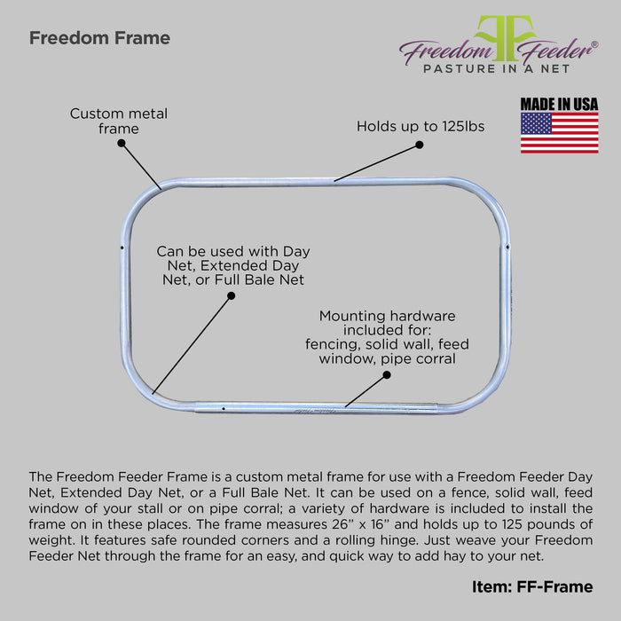 Slow Feed - Freedom Feeder Frame