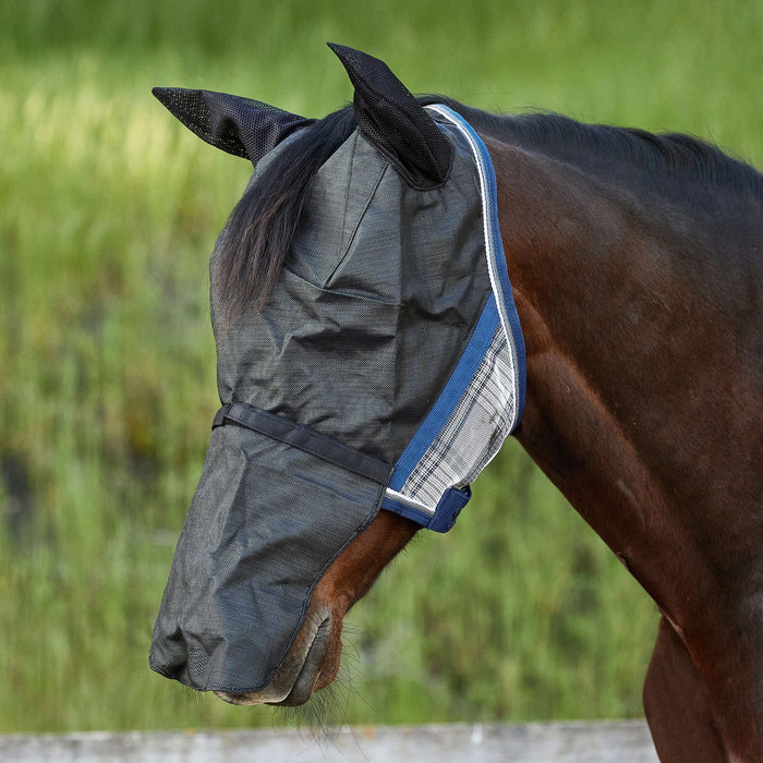 UViator CatchMask - Soft Mesh Ears with Forelock Opening and Removable Nose - 90% UV Blocking