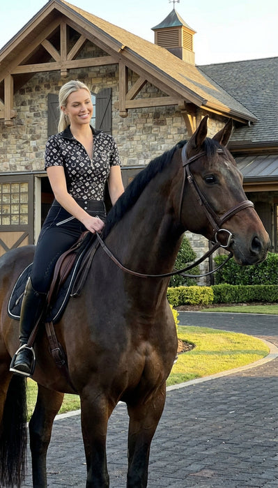 Ideal Show Shirt '26 - Black Equestrian