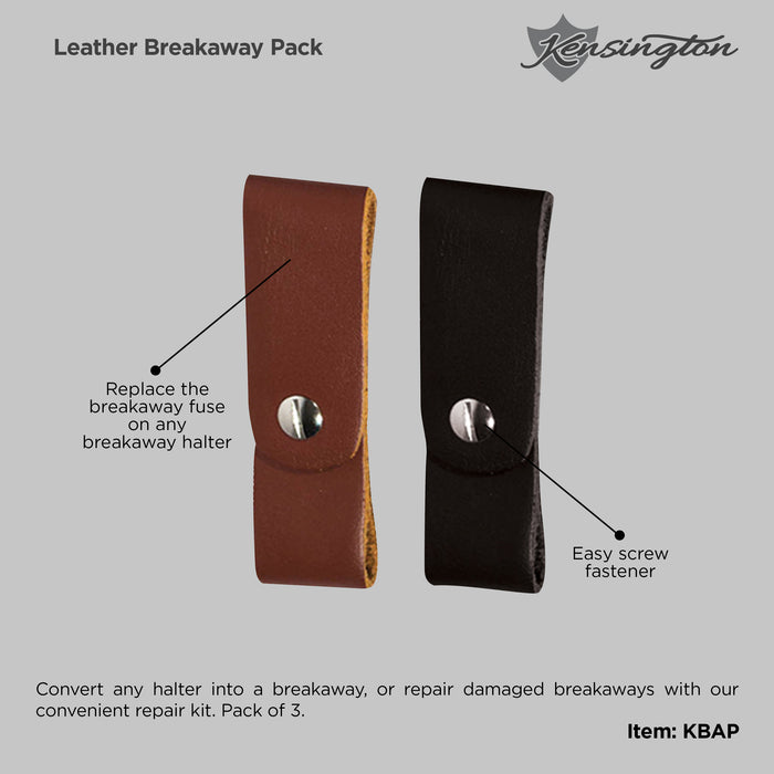 Leather Breakaway Pack of 3