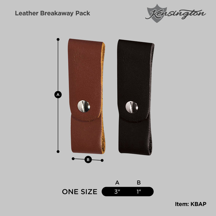 Leather Breakaway Pack of 3