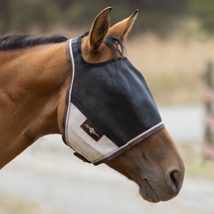 90% UV Fly Mask CatchMask UViator - Open Ear Design with Forelock Freedom