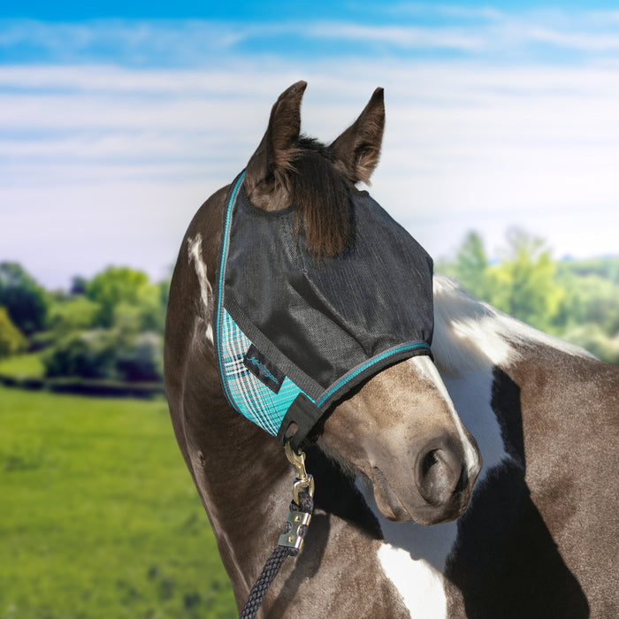 UViator CatchMask Fly Mask - 90% UV Blocking - Updated Dual Ear Design