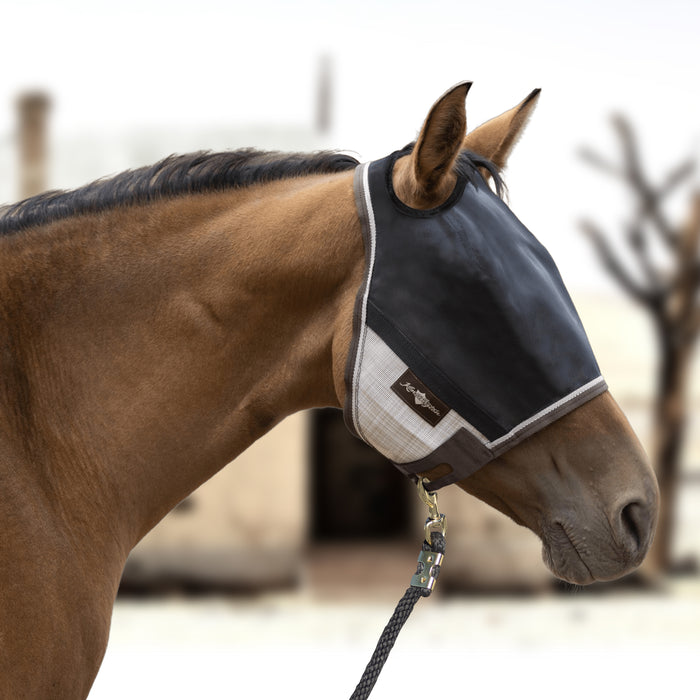 UViator CatchMask Fly Mask - 90% UV Blocking - Updated Dual Ear Design