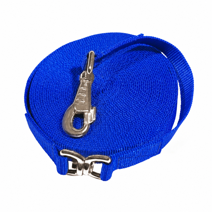 30’ Flat Nylon Lunge Line with Swivel