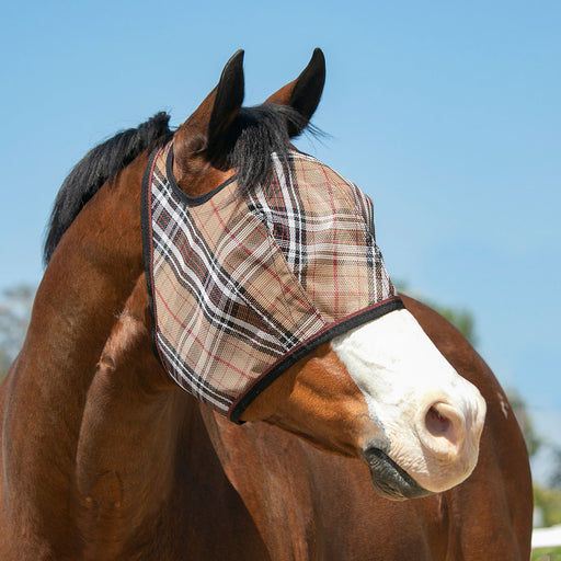 Kensington Equine Horse Fly Mask | UV blocking + Durable  In Deluxe Black