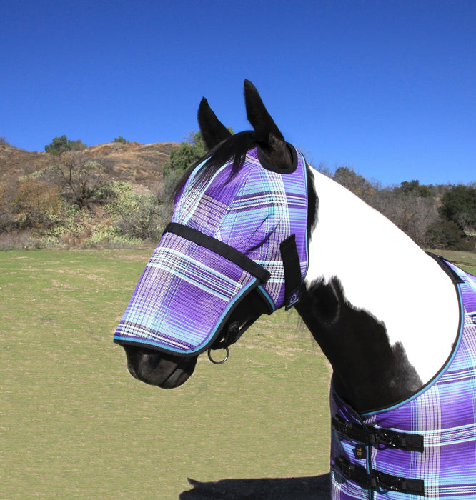 Fly Mask with Removable Nose - Dual Ear Holes