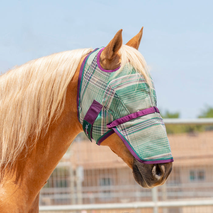 Fly Mask with Removable Nose - Dual Ear Holes