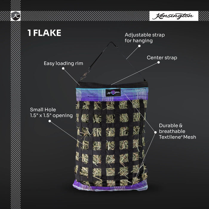 Slow Feed Hay Bag with Easy Load Rim - 1 Flake Capacity Kensington Protective Products