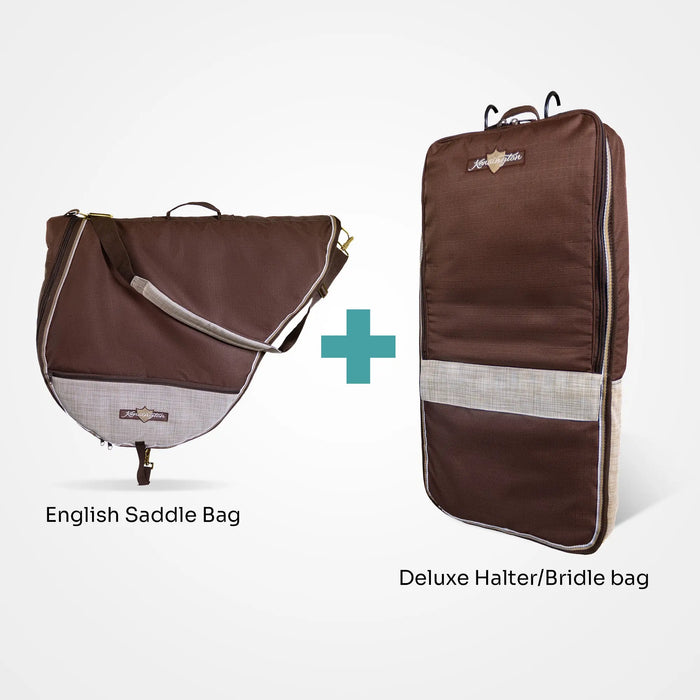 Bundle: English Saddle Protective Carry Bag & Halter/Bridle Bag Kensington Protective Products