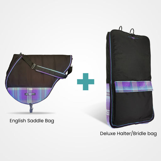 Bundle - English Saddle Bag & Deluxe Halter/Bridle Bag