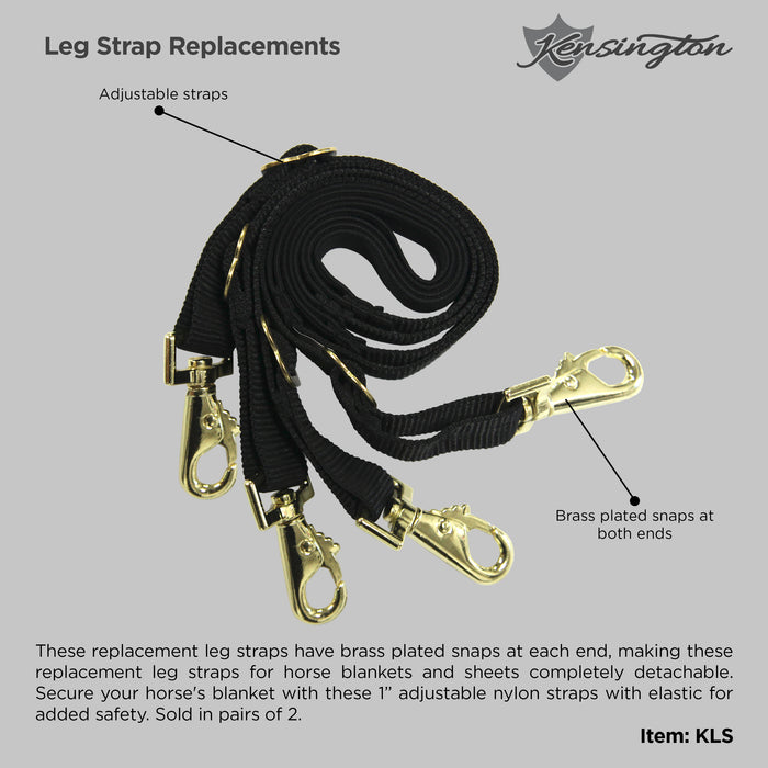 Replacement Leg Straps - Pair