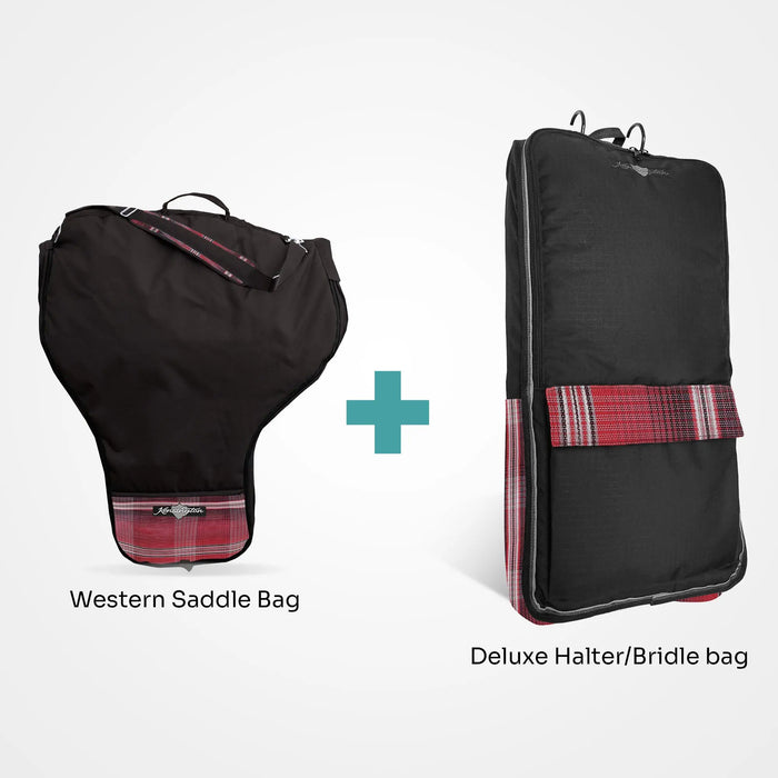 Bundle: Western Saddle Protective Carry Bag & Halter/Bridle Bag Kensington Protective Products