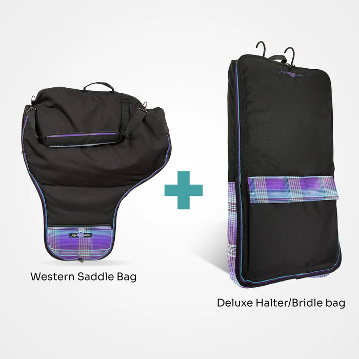 Bundle: Western Saddle Protective Carry Bag & Halter/Bridle Bag Kensington Protective Products