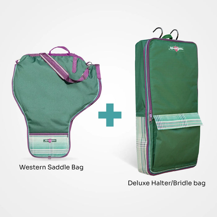Bundle: Western Saddle Protective Carry Bag & Halter/Bridle Bag Kensington Protective Products