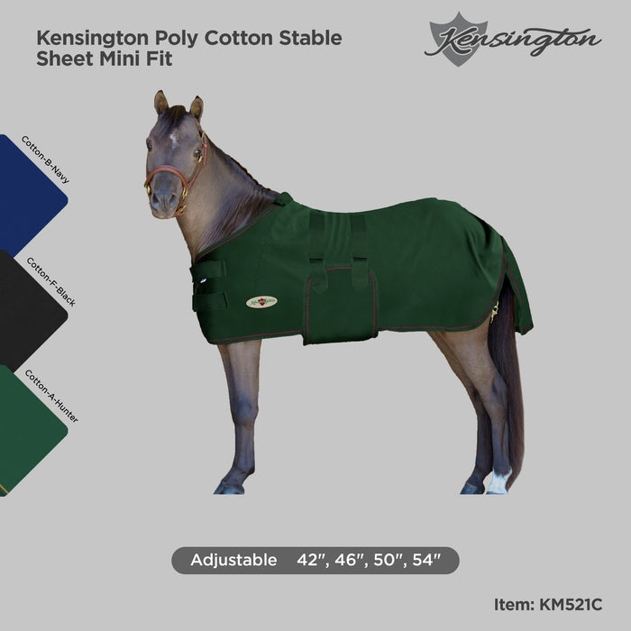 Mini Donkey Stable Day Sheet – Lightweight Poly Cotton