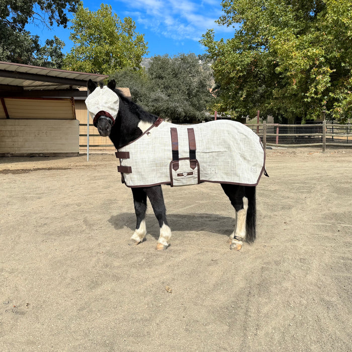 Mini Donkey Protective Fly Sheet with Belly Band - 73% UV Protection