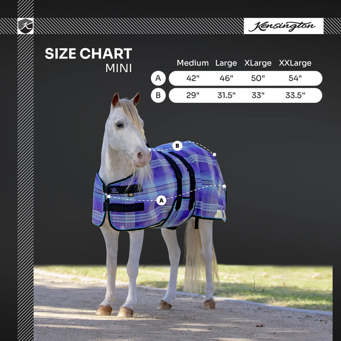 Mini Protective Fly Sheet with Belly Band - 73% UV Protection Kensington Protective Products