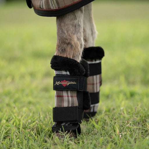 Mini Donkey Fly Boots with Fleece Trim - Set of 4 - 73% UV + Fly Protection Kensington Protective Products