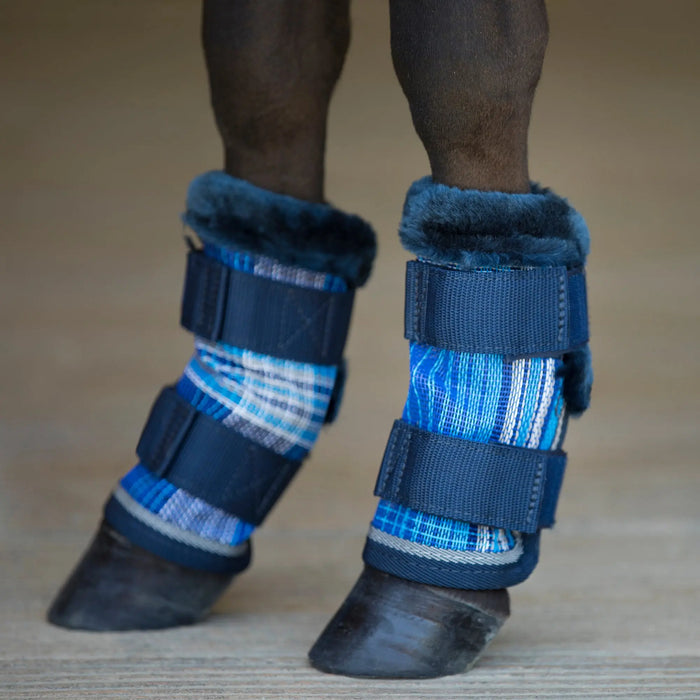 Kensington Equine Mini Horse Fly Boots | Pair | UV + Fly Protection In Kentucky Blue