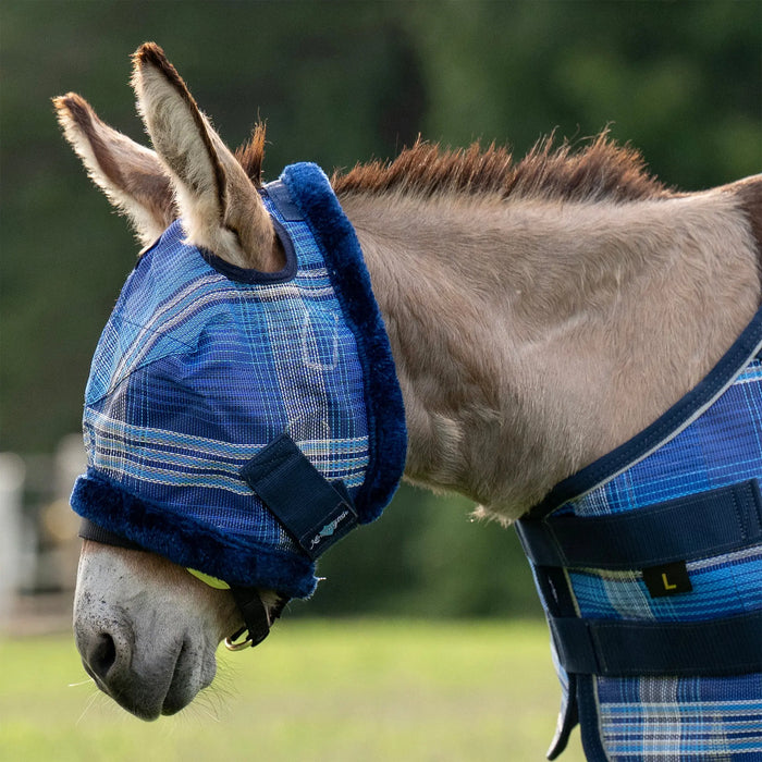 Mini Donkey Fly Mask with Fleece Trim - 73% UV Blocking Kensington Protective Products