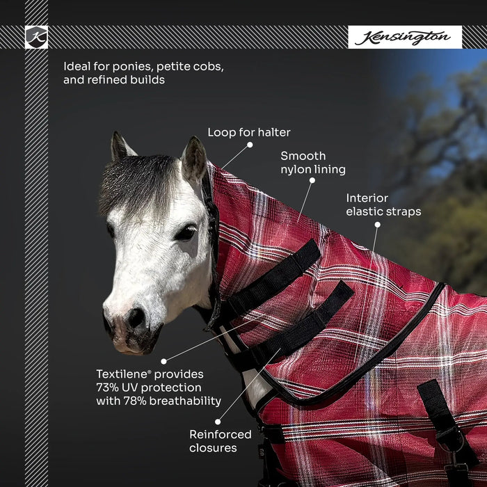 Pony Protective Neck Cover - Pairs with Fly Sheet - 73% UV Blocking Kensington Protective Products