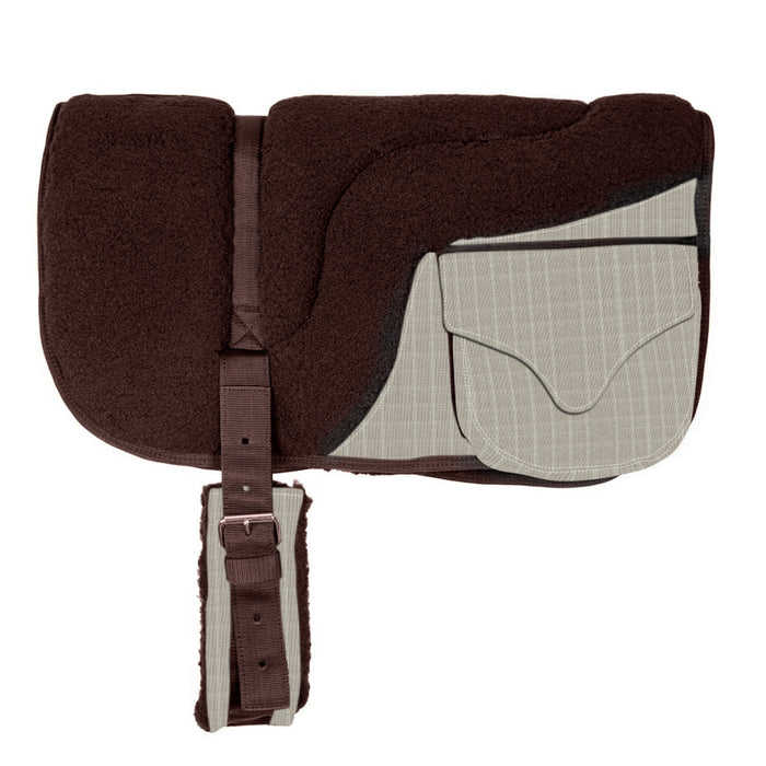 Fleece Bareback Pad with Pockets