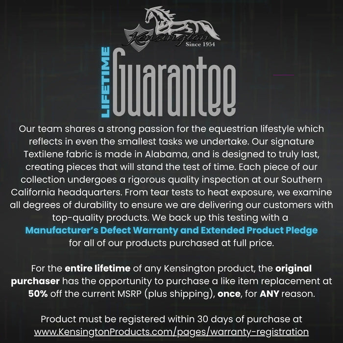 1200D Horse 180G Medium Weight Winter Neck Warmer - Waterproof & Breathable Kensington Protective Products