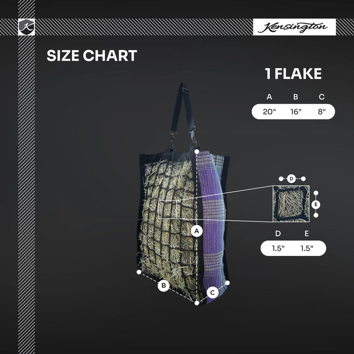Slow Feed Hay Bag - 1 Flake Capacity Kensington Protective Products