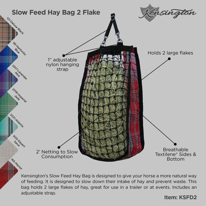 Slow Feed Hay Bag - 2 Flake Capacity