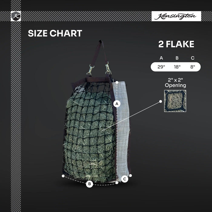 Slow Feed Hay Bag - 2 Flake Capacity Kensington Protective Products