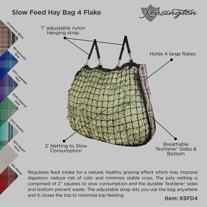 Slow Feed Hay Bag - 4 Flake Capacity