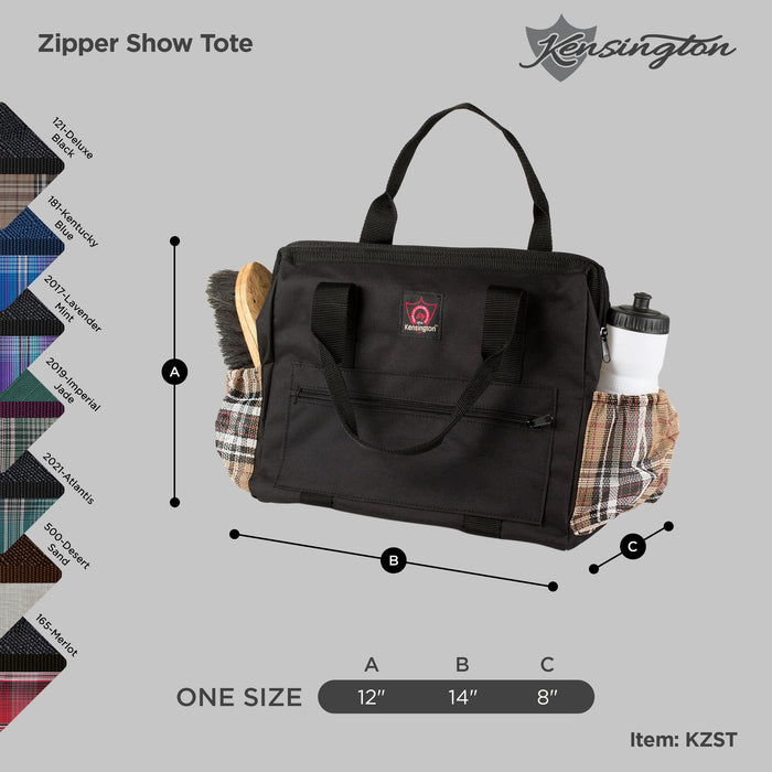 Zipper Show Tote