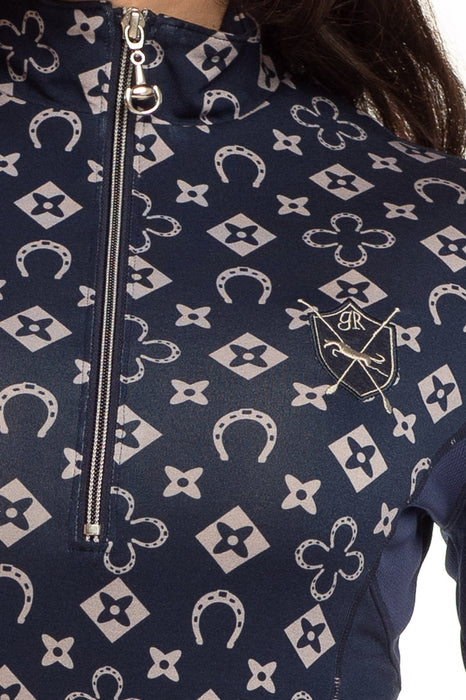 Ideal Show Shirt (Long Sleeve) - Equestrian Print
