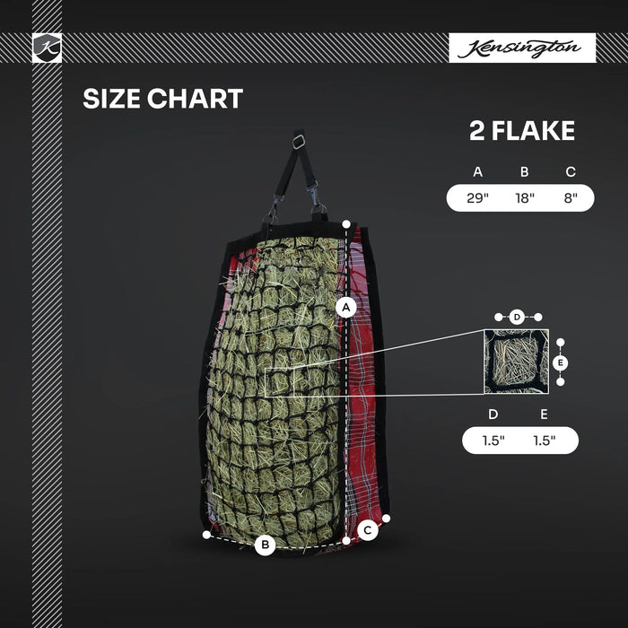 Slow Feed Hay Bag - 2 Flake Capacity Kensington Protective Products