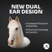 Kensington Equine Mini Horse Fly Mask with Fleece Trim | UV Blocking Ear 