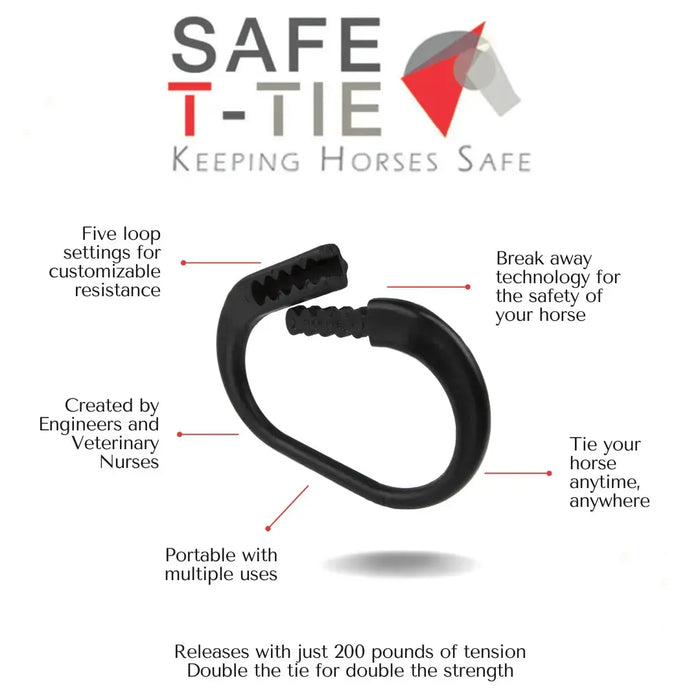 Safe-T-Tie - Reusable Safety Breakaway for Tying (1 pack of 2 individual ties) Kensington Protective Products