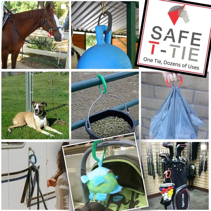 Safe-T-Tie - Reusable Safety Breakaway for Tying (1 pack of 2 individual ties) Kensington Protective Products