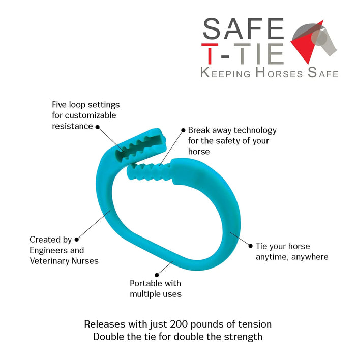 Safe-T-Tie - Reusable Safety Breakaway for Tying (1 pack of 2 individual ties) Kensington Protective Products