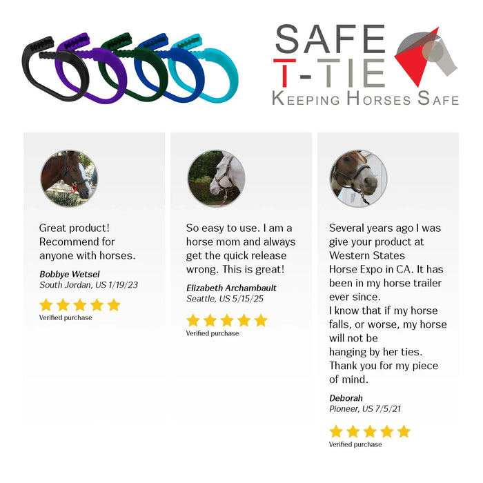 Safe-T-Tie - Reusable Safety Breakaway for Tying (1 pack of 2 individual ties) Kensington Protective Products