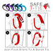 Safe-T-Tie - Reusable Safety Breakaway for Tying (1 pack of 2 individual ties) Kensington Protective Products