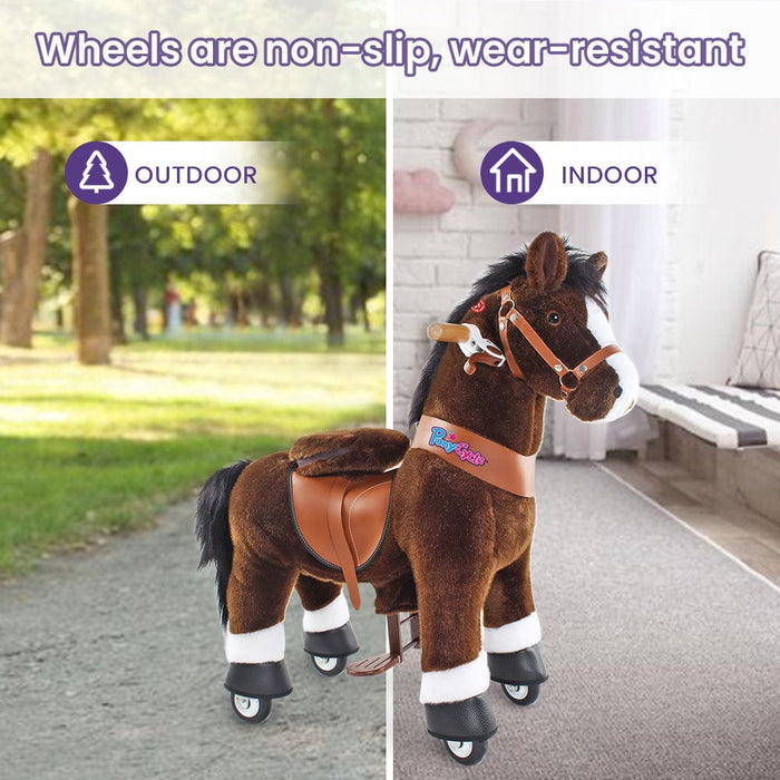 Model U® Horse Ride-On Toy Age 4–7 – Chocolate