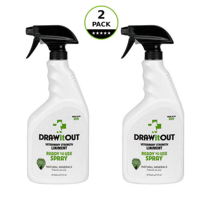 Draw It Out® RTU Spray 24oz | Ready-to-Use Liniment Spray