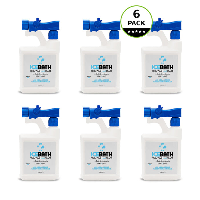 IceBath™ 32oz Cooling Body Wash and Brace | Draw It Out®
